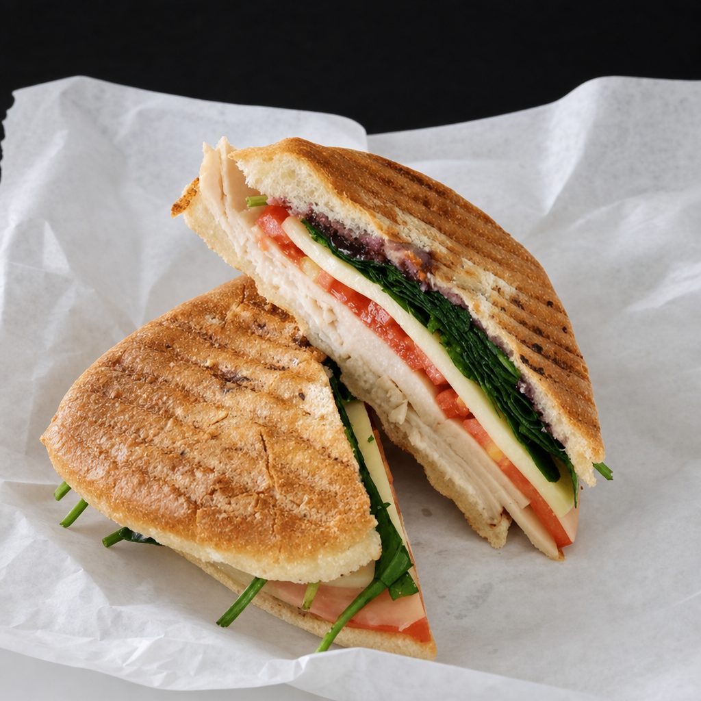 Turkey Torta Sandwich.