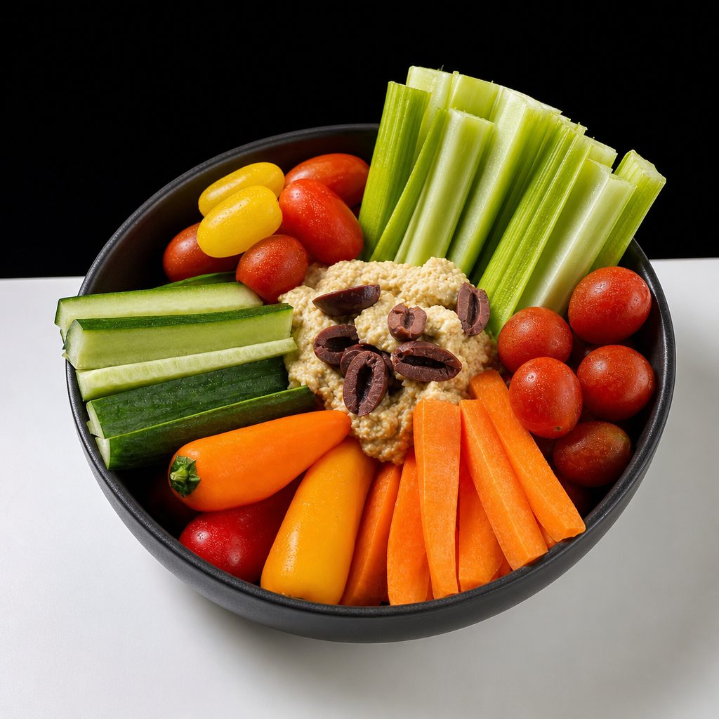 Hummus & Veggies.