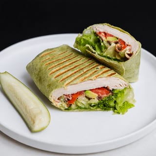 Turkey Club Wrap Sandwich