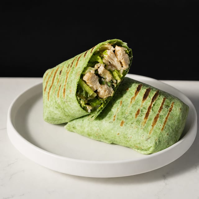 Chicken Caesar Wrap Sandwich.