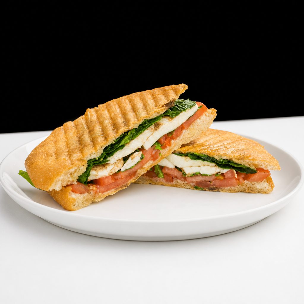 Pressed Caprese Sandwich.