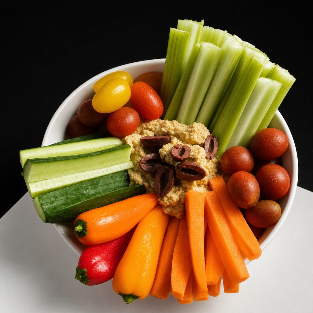 Hummus & Veggies.