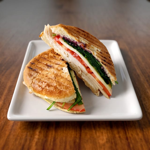 Turkey Torta Sandwich.
