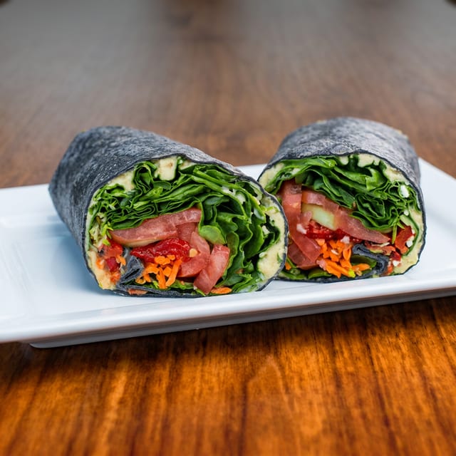 Veggie Wrap Sandwich.