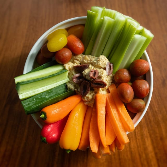Hummus & Veggies.