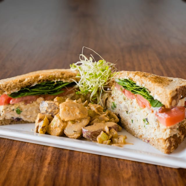 Cranberry Chicken Salad Sandwich.
