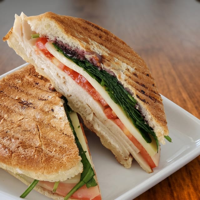 Turkey Torta Sandwich.