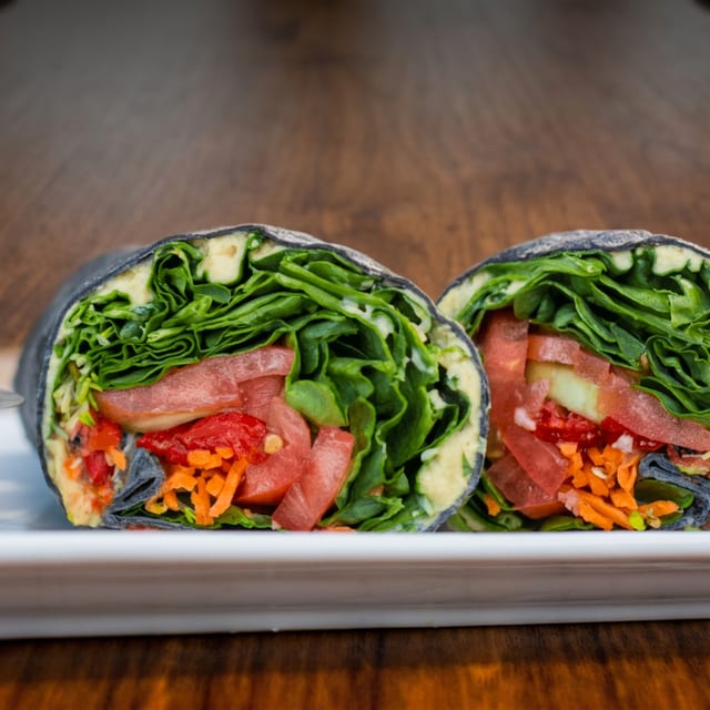 Veggie Wrap Sandwich.